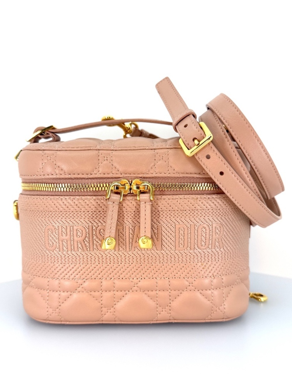 Dior Travel Vanity Bag - Rose Des Vents